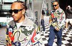 Lewis Hamilton shows off his eccentric sense of style in a quirky colourful ... trends now
