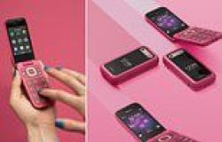 Talk about a blast from the past: Nokia unveils a new hot pink FLIP PHONE - and ... trends now