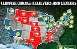 Data reveals where climate change skeptics and believers live in the US... so ... trends now