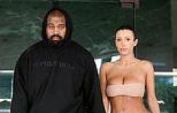 Kanye West pulls down Bianca Censori's sheer leggings to expose her BUTT CHEEKS ... trends now