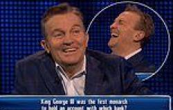 Bradley Walsh is left crying with laughter after The Chase contestant makes a ... trends now