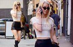 Anya Taylor Joy steps out on her 28th birthday in a cheeky white crop top and ... trends now