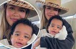 Khloe Kardashian, 39, cradles 'my baby' Tatum, 20 months, on private jet in ... trends now