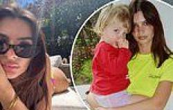 Emily Ratajkowski shares panty-clad slideshow featuring her son Sly... before ... trends now