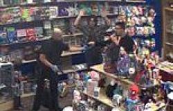 California game store thief is wrestled to ground during robbery - before ... trends now