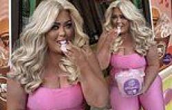 Gemma Collins shows off her curves in a 'candy' co-ord set as she seductively ... trends now