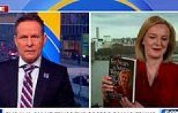 Face-palm! Liz Truss fails to hold her book right side up on Fox News as she ... trends now