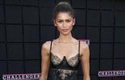 Zendaya serves up a fashion ace in sultry lace corset with voluminous pink ... trends now