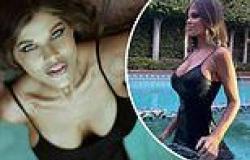 Donna D'Errico, 56, wears plunging negligee into a hot tub as she asks fans to ... trends now