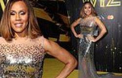 Deborah Cox, 49, dazzles in a silver sequin gown as she glams up at ... trends now