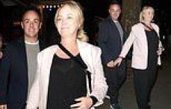Ant McPartlin and his pregnant wife Anne-Marie Corbett hold hands on a West End ... trends now