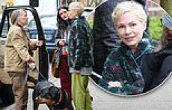 Michelle Williams bundles up to shoot new series Dying for Sex in NYC with ... trends now