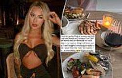 Influencer shocks her fans as she reveals 'disgusting' act at the dinner ... trends now