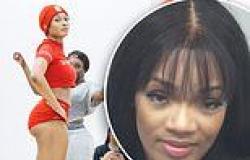 Megan Thee Stallion rehearses for Hot Girl Summer Tour in tiny red outfit... ... trends now