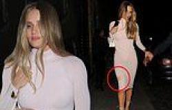 Rosie Huntington-Whiteley looks all partied out as she leaves swanky private ... trends now