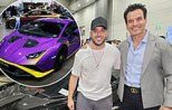Billionaire Adrian 'Mr. Lambo' Portelli mingles with Antonio Sabàto Jr. as he ... trends now
