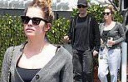 Ashley Benson keeps it casual in sweatpants for lunch date with husband Brandon ... trends now