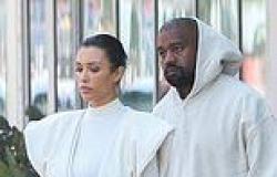 Kanye West and leggy wife Bianca Censori match in edgy cream ensembles (and ... trends now