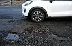 Pothole-related breakdowns up 10 per cent in a year as Britain's road condition ... trends now