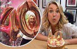 Sara Davies celebrates her 40th birthday with surprise office party as messages ... trends now