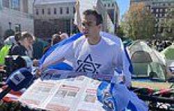 Brave Jewish Columbia University graduates confront 'solidarity camp' tent ... trends now