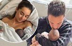 Peter Andre sweetly kisses his newborn daughter on the head in an adorable clip ... trends now