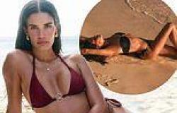 Sara Sampaio showcases her incredibly toned figure in array of tiny bikinis as ... trends now