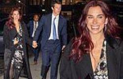 Dua Lipa looks smitten with boyfriend Callum Turner as they arrive to dinner ... trends now