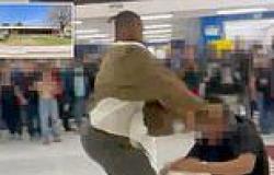 Shocking moment Las Vegas substitute teacher, 27, brawls with student 'who ... trends now