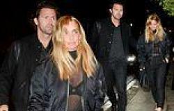 Louise Redknapp, 49, reveals her bra under a racy black sheer top as she joins ... trends now