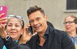 Newly-single Ryan Seacrest, 49, looks chipper as he poses with fans and pets a ... trends now
