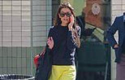 Katie Holmes looks typically stylish in bold yellow trousers in NYC after ... trends now