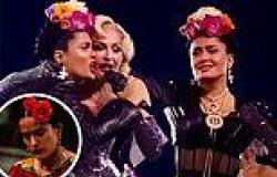 Salma Hayek dresses up as Frida Kahlo to join Madonna on stage at her Mexico ... trends now
