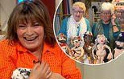 Lorraine Kelly struggles to contain her laughter as she makes VERY cheeky quip ... trends now