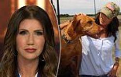 Kristi Noem blames 'fake news' for the outrage over shooting dog Cricket who ... trends now