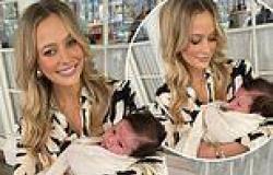 Simone Holtznagel gushes over her newborn baby daughter Gia as she shares ... trends now