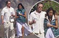 Brad Pitt, 60, and girlfriend Ines de Ramon, 34, pack on the PDA at the beach ... trends now