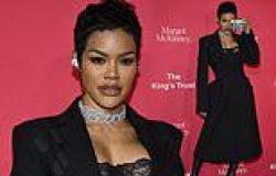 Teyana Taylor looks fierce in towering platform boots while carrying a jeweled ... trends now