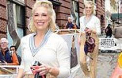 Hannah Waddingham looks effortlessly stylish in tan trousers as she goes ... trends now