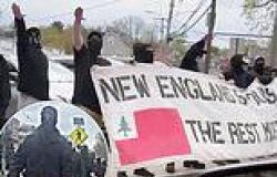 Neo-Nazis descend on Greenwich, Connecticut chanting 'Heil' in one arm Hitler ... trends now