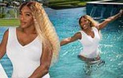 Serena Williams, 42, looks stunning in a white swimsuit 9 months after ... trends now