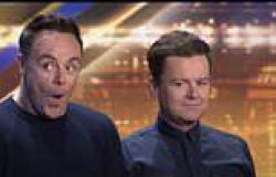 Britain's Got Talent SPOILER: Ant and Dec scream in terror as one death defying ... trends now
