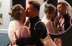 Rachel Riley and her husband Pasha Kovalev put on a VERY passionate display as ... trends now