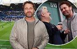 Gerard Butler appears in high spirits as he watches Chelsea FC thrash West Ham ... trends now