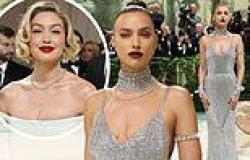 Irina Shayk shines in a Swarovski gown at the 2024 Met Gala - as ex Bradley ... trends now