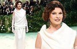 Linda Evangelista, 58, stuns in all-white outfit at the Met Gala - her first ... trends now