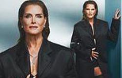 Brooke Shields flashes lingerie beneath coat while discussing her favorite red ... trends now