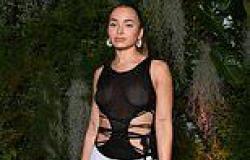 Ella Eyre sets pulses racing in a cut-out semi-sheer dress as she attends the ... trends now