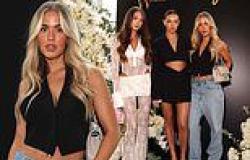 Lottie Tomlinson flashes some skin as she joins glam sisters Phoebe and Daisy ... trends now