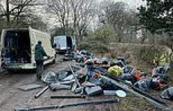 Two Romanian fly-tippers caught after hero farmers blocked in their vans as ... trends now